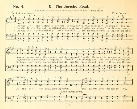 Gathered Jewels No. 2: a collection of Sunday school hymns and tunes by our best composers especially adapted to the international sunday school lessons page 6