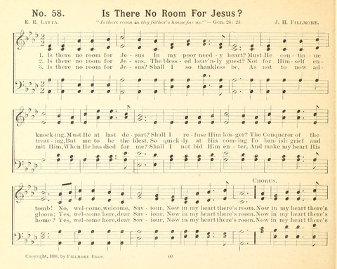 Gathered Jewels No. 2: a collection of Sunday school hymns and tunes by our best composers especially adapted to the international sunday school lessons page 60