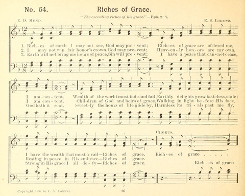 Gathered Jewels No. 2: a collection of Sunday school hymns and tunes by our best composers especially adapted to the international sunday school lessons page 66