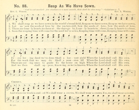 Gathered Jewels No. 2: a collection of Sunday school hymns and tunes by our best composers especially adapted to the international sunday school lessons page 90