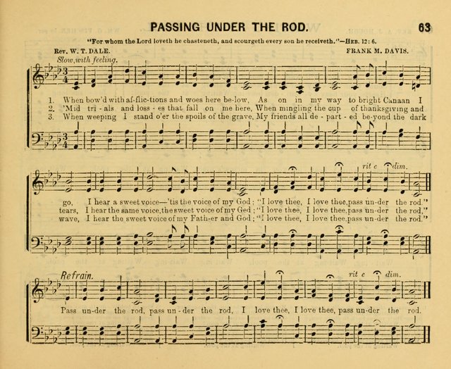 Golden Leaves: a collection of choice hymns and tunes adapted to Sabbath-schools, social meetings, Bible classes, &c. page 63