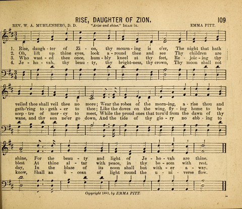 Gospel Light: for the Sunday school, a new collection of songs and services page 109