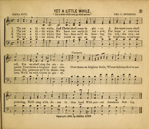 Gospel Light: for the Sunday school, a new collection of songs and services page 31