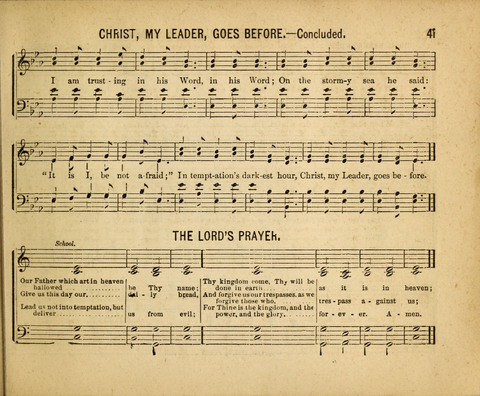 Gospel Light: for the Sunday school, a new collection of songs and services page 41