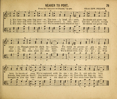 Gospel Light: for the Sunday school, a new collection of songs and services page 79