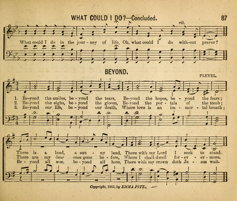 Gospel Light: for the Sunday school, a new collection of songs and services page 87