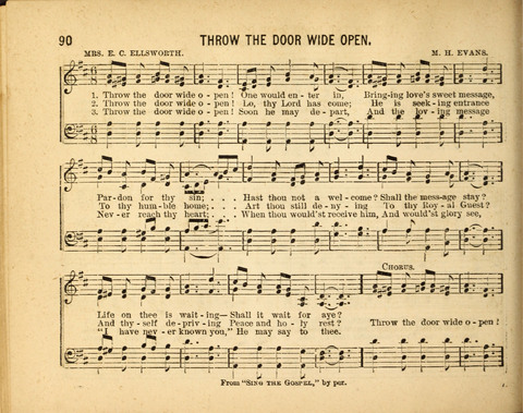 Gospel Light: for the Sunday school, a new collection of songs and services page 90