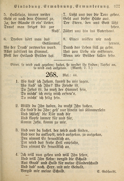 Gemeinschafts-Lieder. 7th ed. page 175