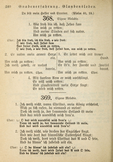 Gemeinschafts-Lieder. 7th ed. page 240