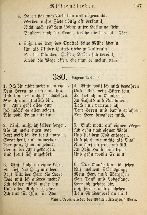 Gemeinschafts-Lieder. 7th ed. page 247