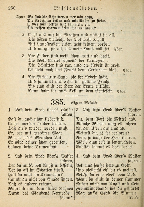 Gemeinschafts-Lieder. 7th ed. page 250