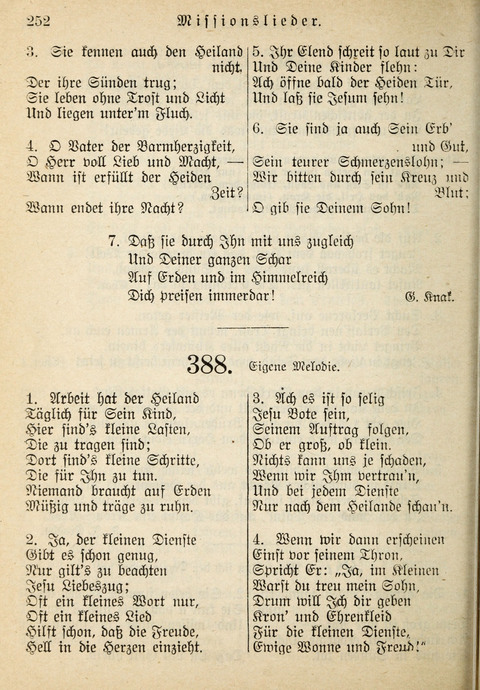 Gemeinschafts-Lieder. 7th ed. page 252