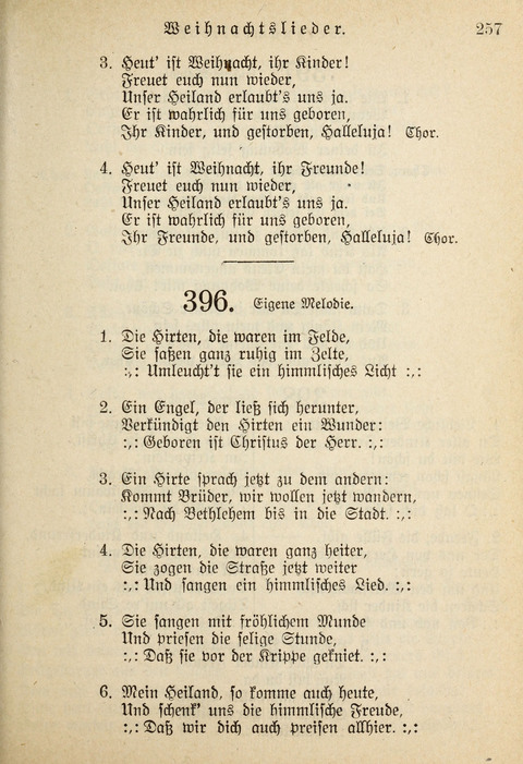 Gemeinschafts-Lieder. 7th ed. page 257