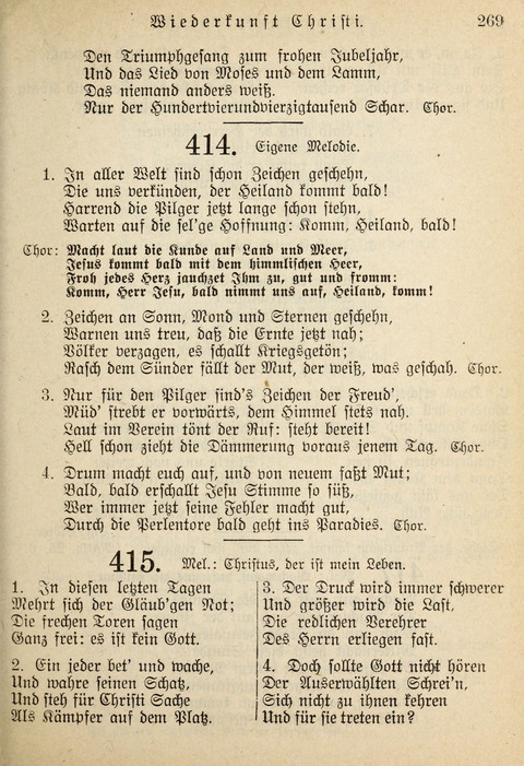 Gemeinschafts-Lieder. 7th ed. page 269