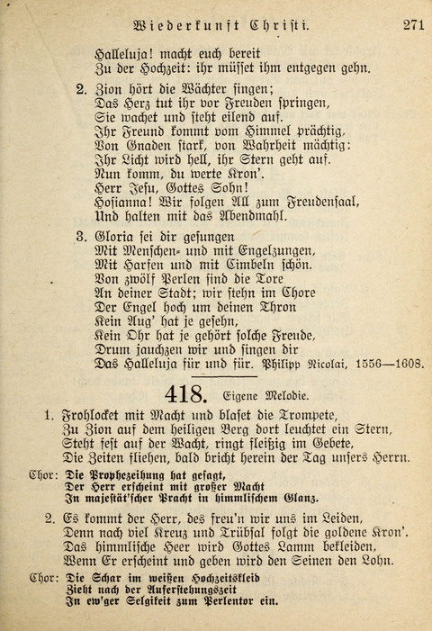 Gemeinschafts-Lieder. 7th ed. page 271