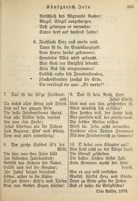 Gemeinschafts-Lieder. 7th ed. page 305