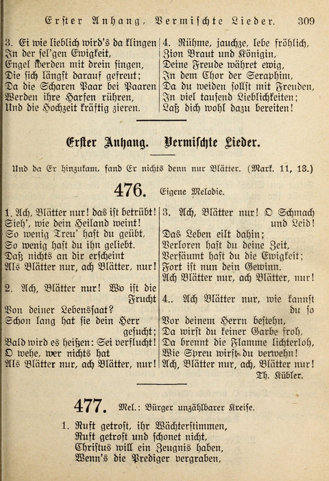 Gemeinschafts-Lieder. 7th ed. page 309