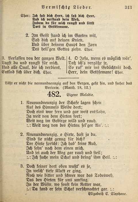 Gemeinschafts-Lieder. 7th ed. page 313