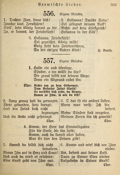 Gemeinschafts-Lieder. 7th ed. page 363