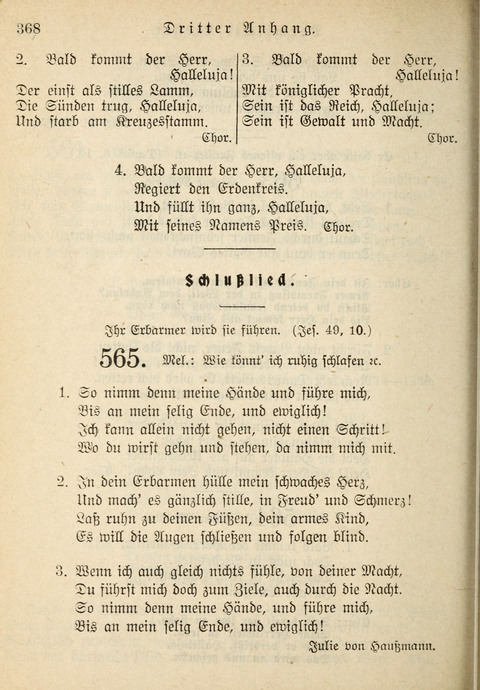 Gemeinschafts-Lieder. 7th ed. page 368