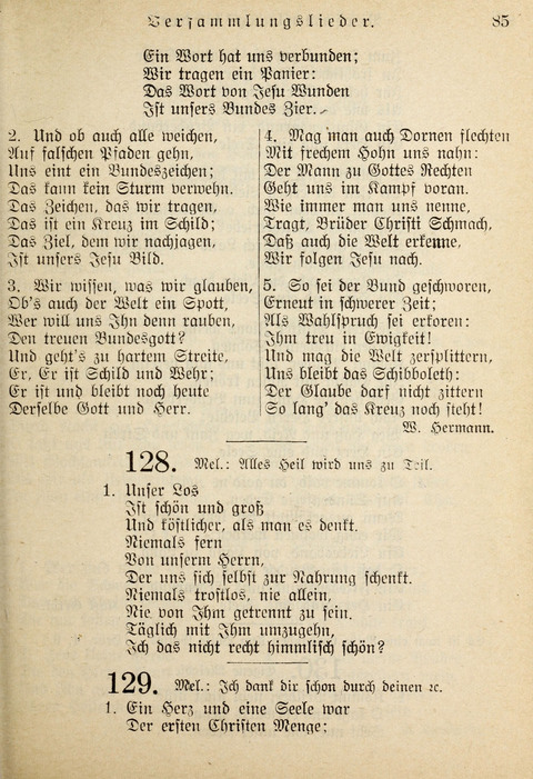 Gemeinschafts-Lieder. 7th ed. page 83