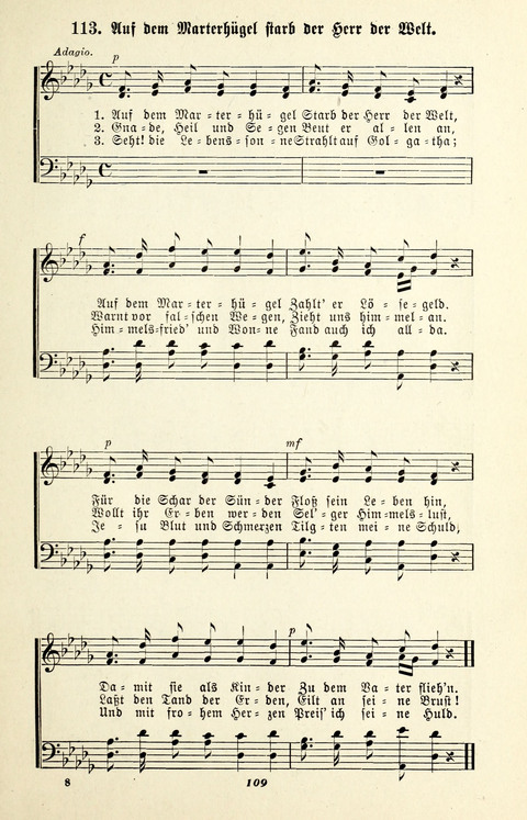 Glockenklänge: eine Liedersammlung für Sonntagschulen und Jugendvereine page 107