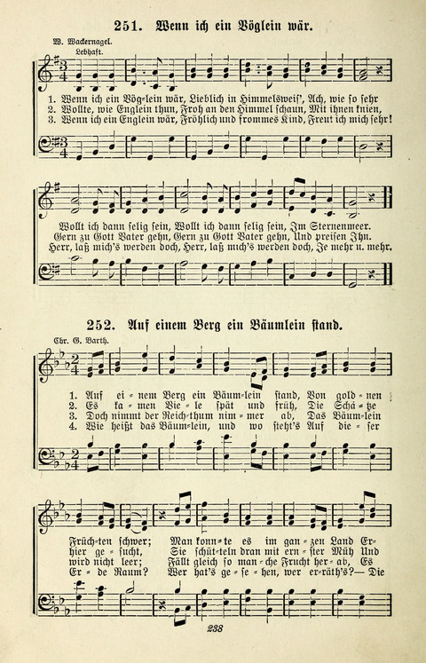 Glockenklänge: eine Liedersammlung für Sonntagschulen und Jugendvereine page 236