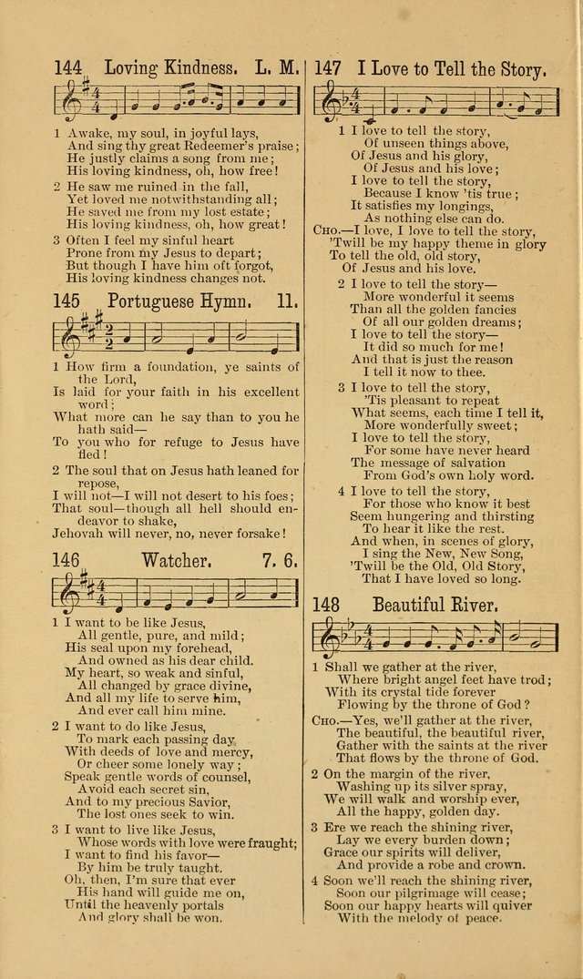 Gospel Music : A Choice Collection of Hymns and Melodies New and Old for Gospel, Revival, Prayer and Social Meetings, Family Worship, etc.  page 104