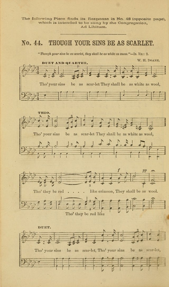 Gospel Music : A Choice Collection of Hymns and Melodies New and Old for Gospel, Revival, Prayer and Social Meetings, Family Worship, etc.  page 44