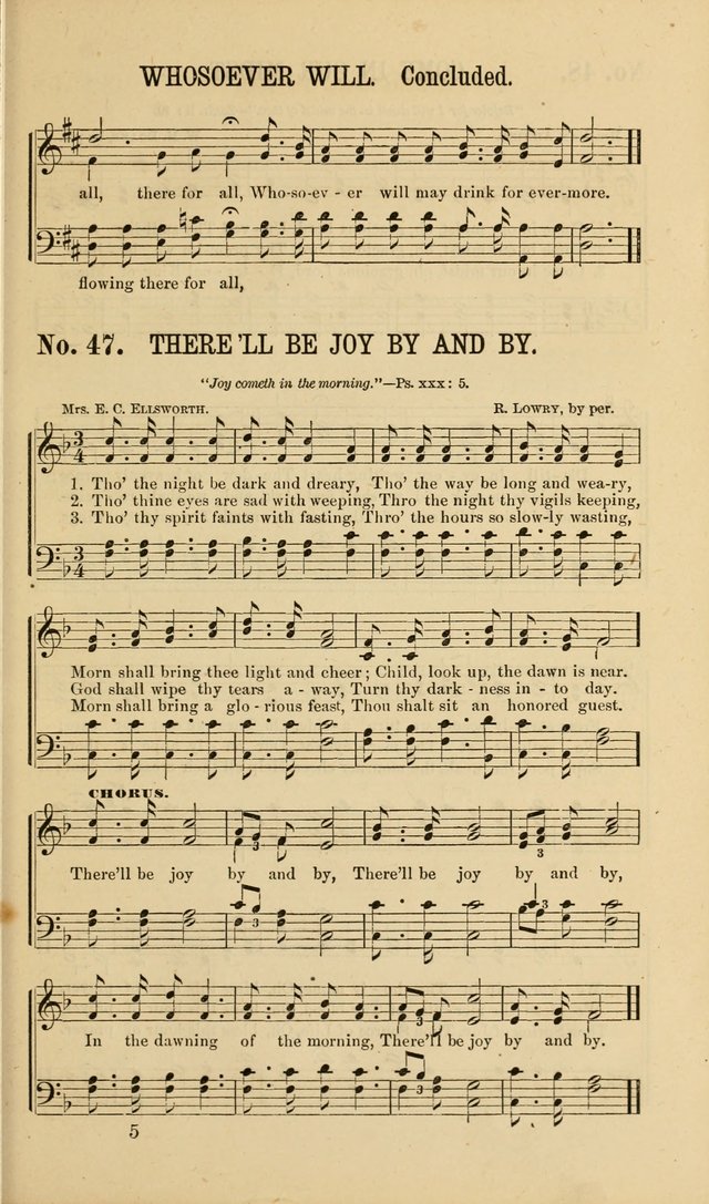 Gospel Music : A Choice Collection of Hymns and Melodies New and Old for Gospel, Revival, Prayer and Social Meetings, Family Worship, etc.  page 47