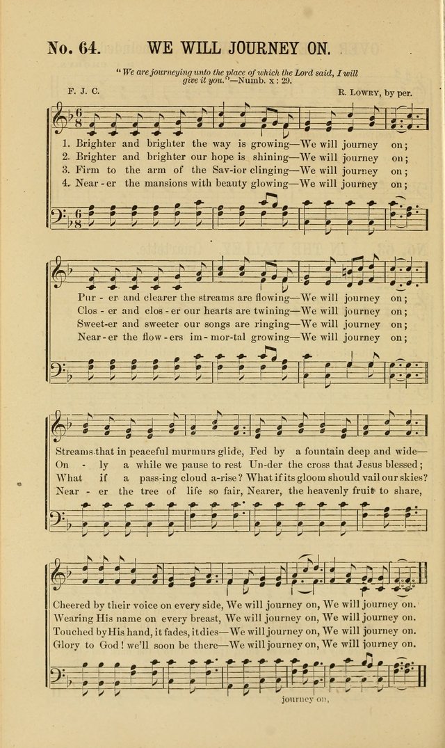 Gospel Music : A Choice Collection of Hymns and Melodies New and Old for Gospel, Revival, Prayer and Social Meetings, Family Worship, etc.  page 62