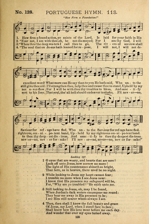 Gospel Melodies: a collection of sacred songs for use in Gospel Meetings, Social Gatheriing, &c., &c. page 125