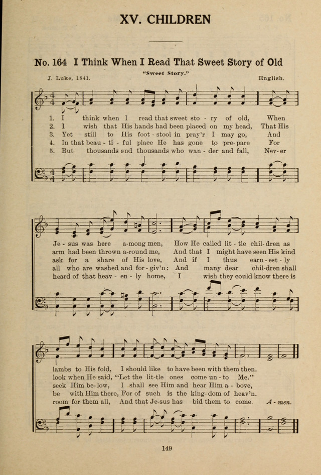 Gospel Melodies: A Collection of Choice Gospel Songs and Hymsn page 149