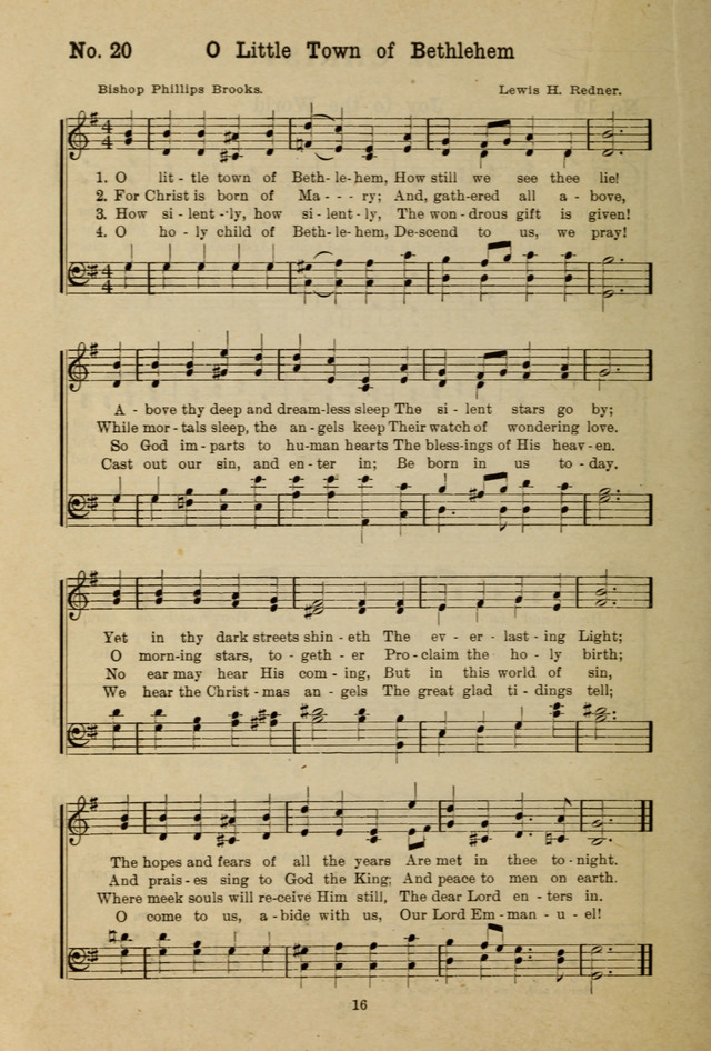 Gospel Melodies: A Collection of Choice Gospel Songs and Hymsn page 16