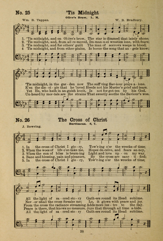 Gospel Melodies: A Collection of Choice Gospel Songs and Hymsn page 20