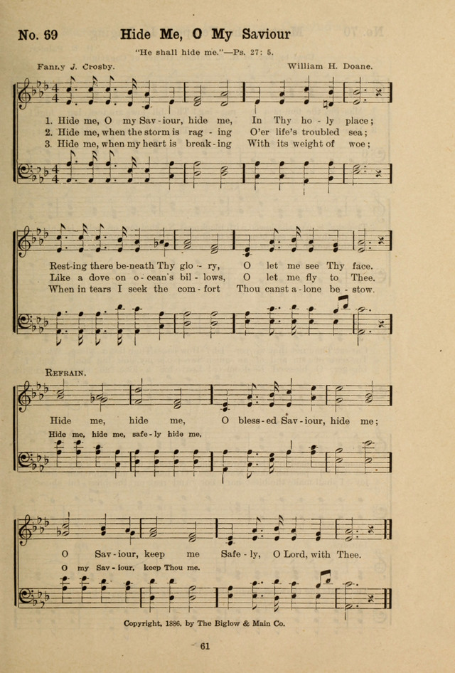 Gospel Melodies: A Collection of Choice Gospel Songs and Hymsn page 61