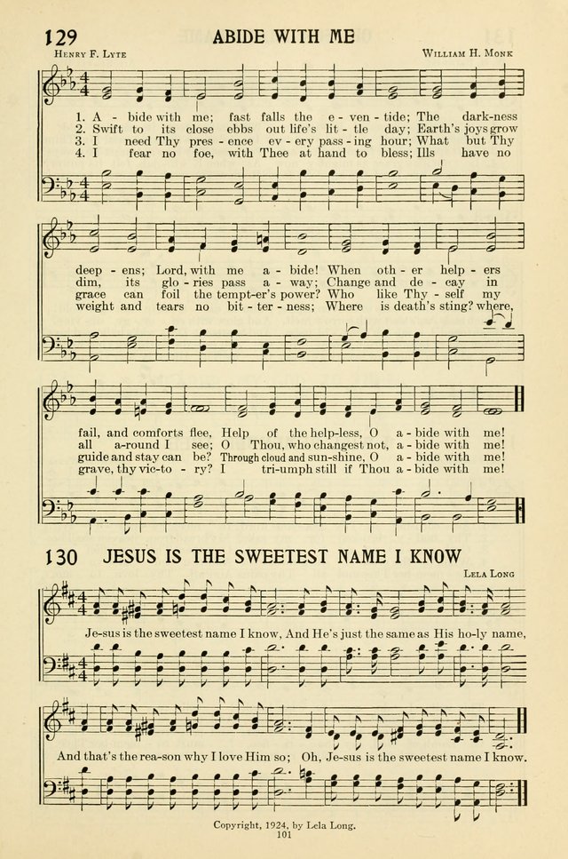 Gospel Melodies and Evangelistic Hymns page 101