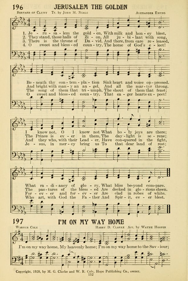 Gospel Melodies and Evangelistic Hymns page 152