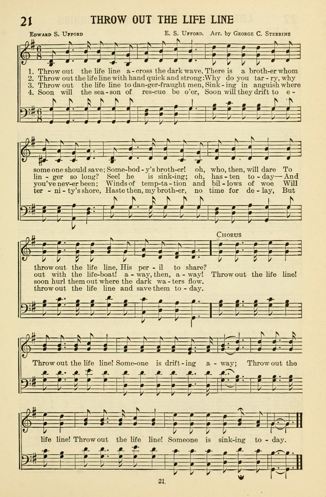 Gospel Melodies and Evangelistic Hymns page 21