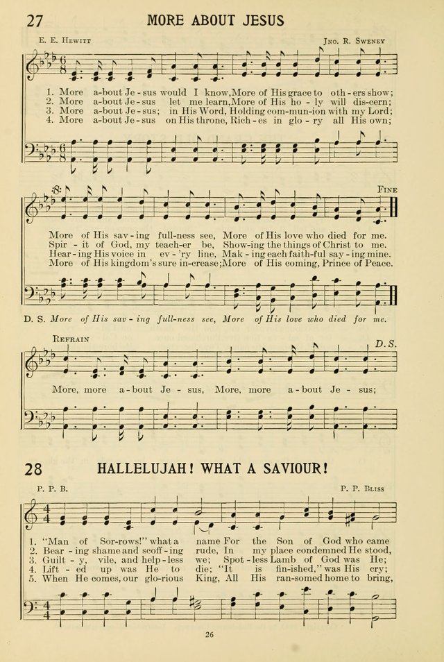 Gospel Melodies and Evangelistic Hymns page 26