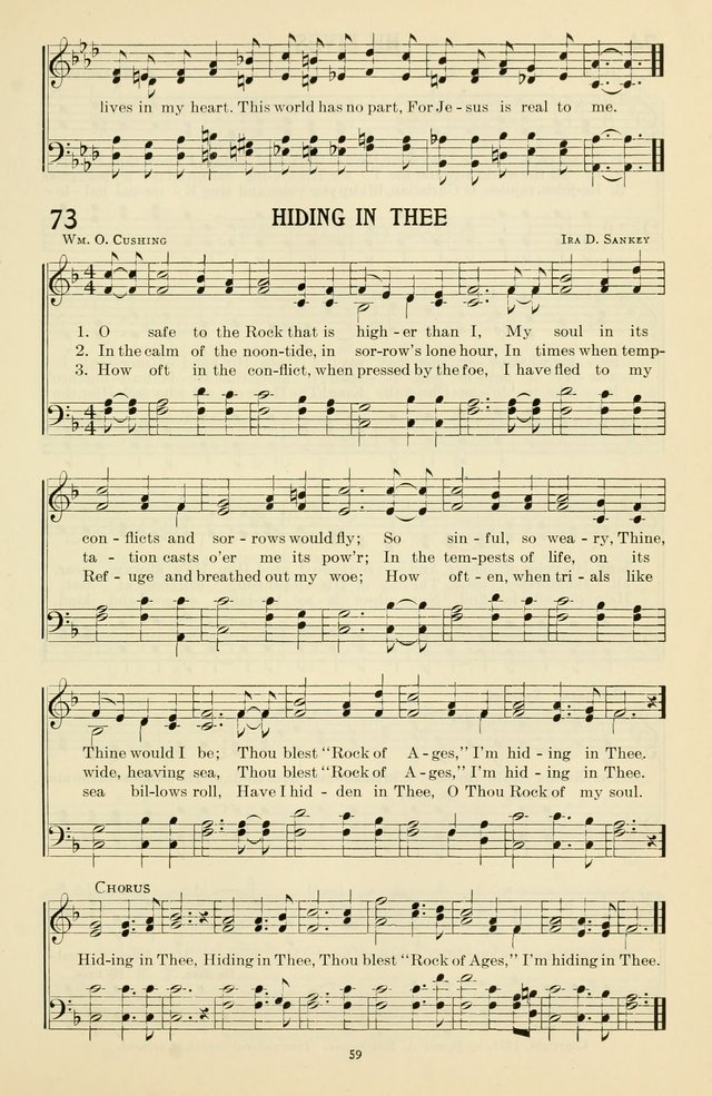 Gospel Melodies and Evangelistic Hymns page 59