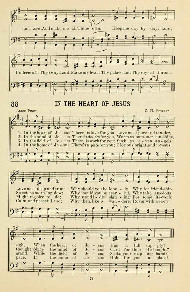 Gospel Melodies and Evangelistic Hymns page 71