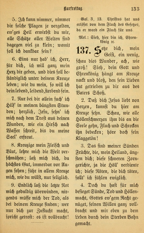 Gesangbuch in Mennoniten-Gemeinden in Kirche und Haus (4th ed.) page 133