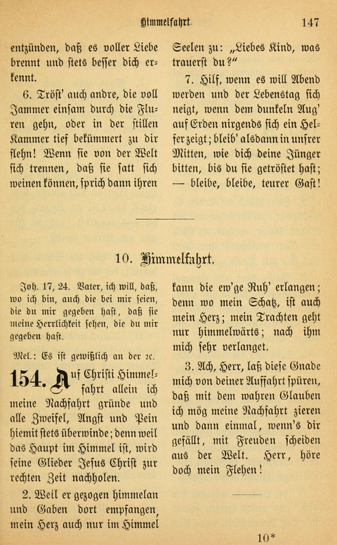 Gesangbuch in Mennoniten-Gemeinden in Kirche und Haus (4th ed.) page 147