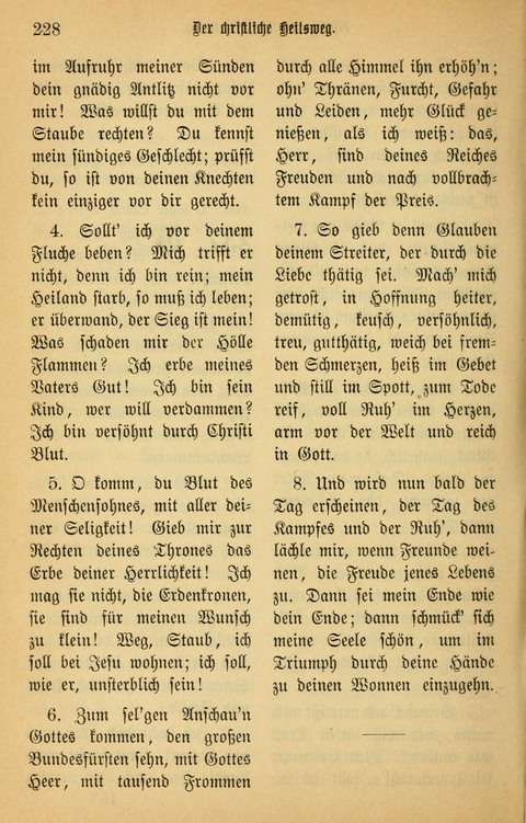 Gesangbuch in Mennoniten-Gemeinden in Kirche und Haus (4th ed.) page 228