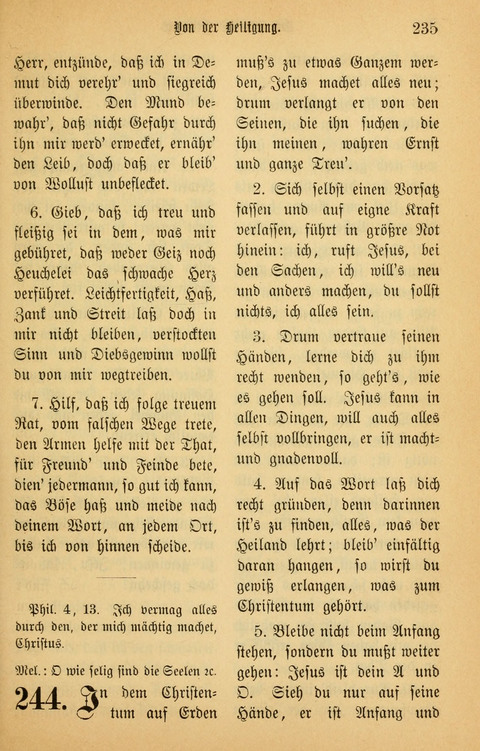 Gesangbuch in Mennoniten-Gemeinden in Kirche und Haus (4th ed.) page 235