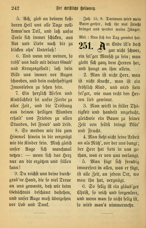 Gesangbuch in Mennoniten-Gemeinden in Kirche und Haus (4th ed.) page 242