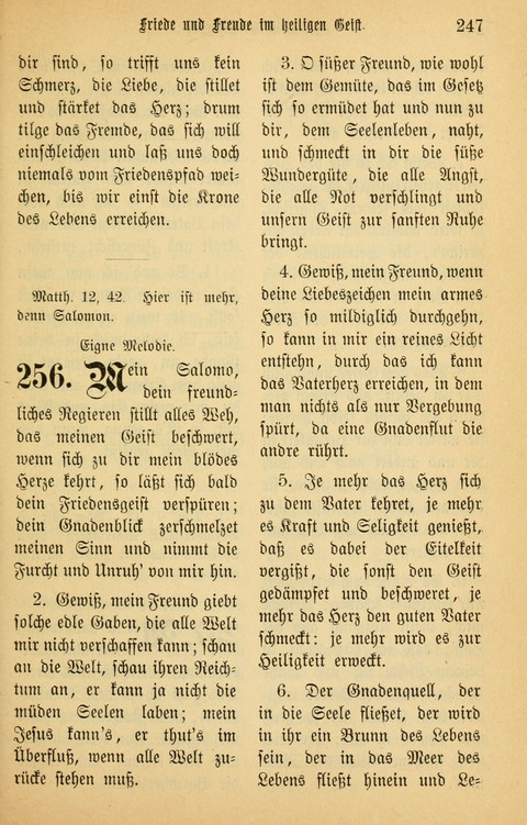 Gesangbuch in Mennoniten-Gemeinden in Kirche und Haus (4th ed.) page 247