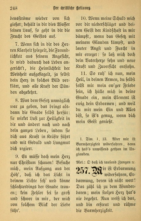 Gesangbuch in Mennoniten-Gemeinden in Kirche und Haus (4th ed.) page 248