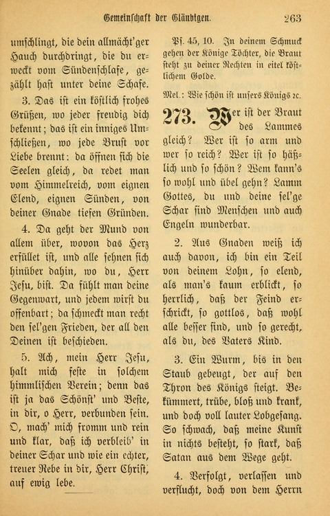 Gesangbuch in Mennoniten-Gemeinden in Kirche und Haus (4th ed.) page 263